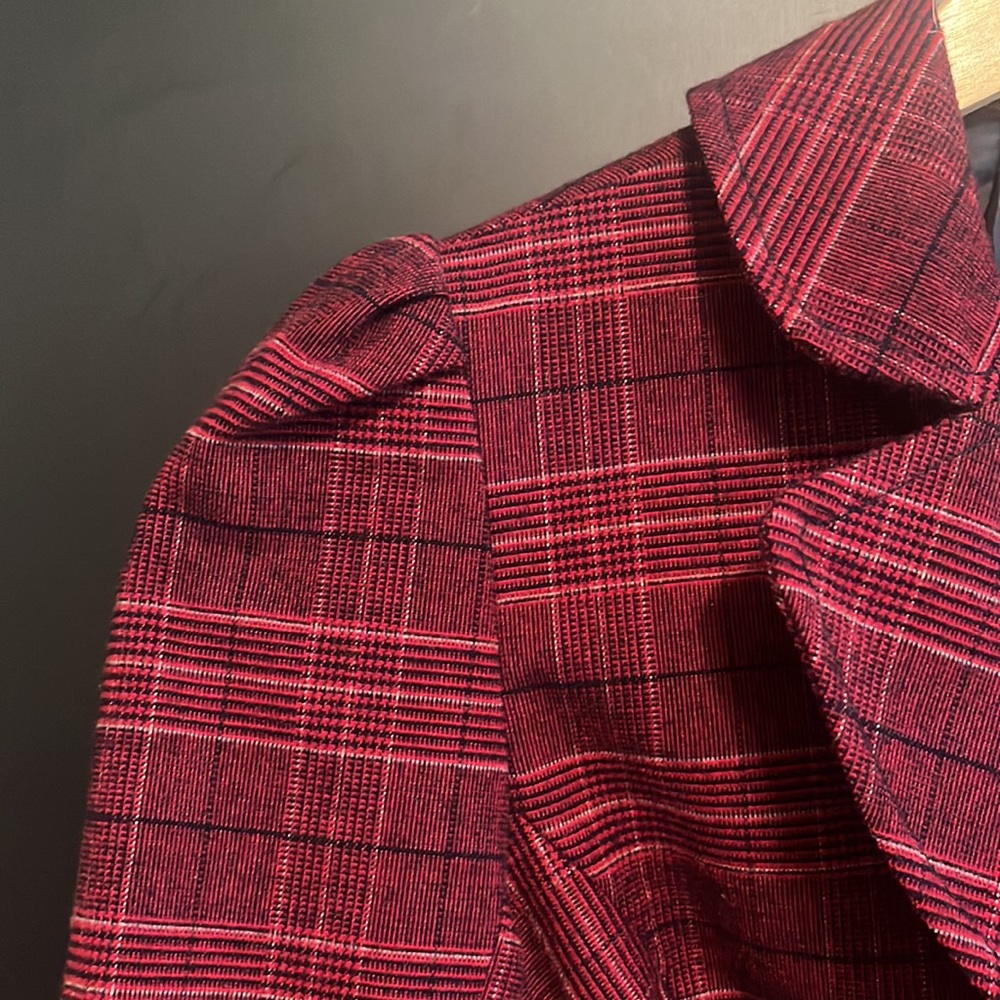 GO International x Target Plaid Shrunken Blazer - Picture 4 of 7